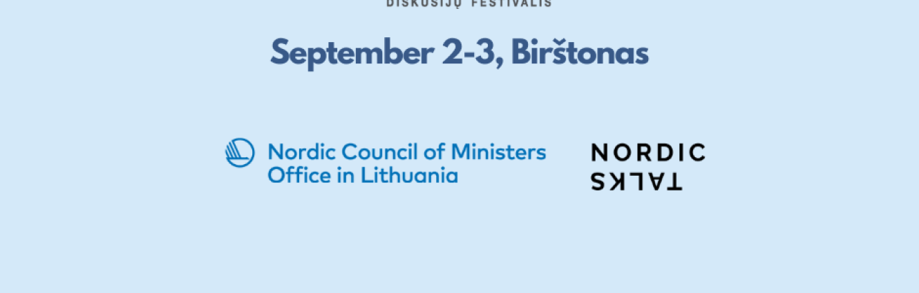 Nordic talks at diskusijų festivalis